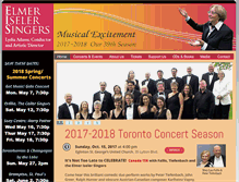 Tablet Screenshot of elmeriselersingers.com